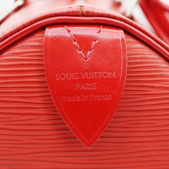 Louis Vuitton  Speedy 25 Epi Leather Satchel Bag Red - Picture 14 of 15